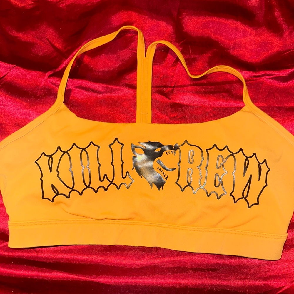 Kill Crew Orange Women’s Sports Bra